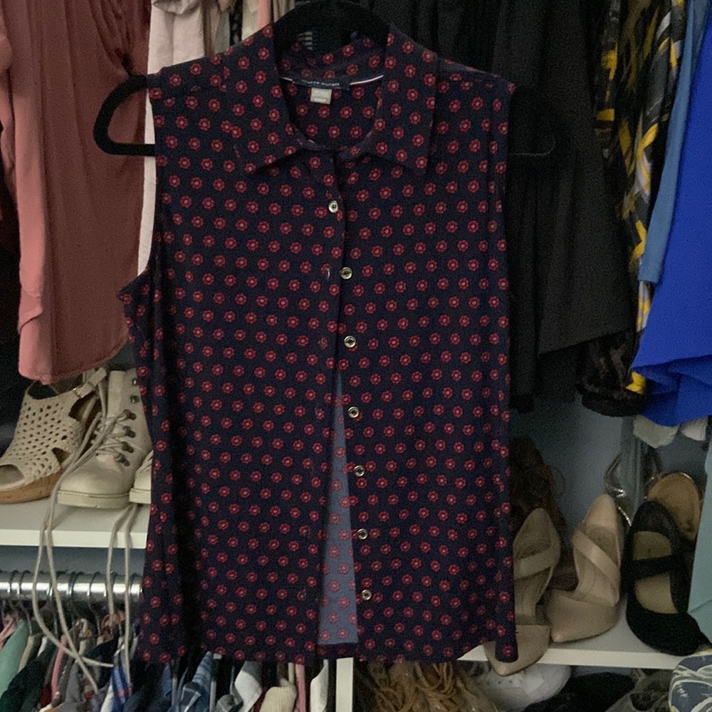 Tommy Hilfiger work tank blouse